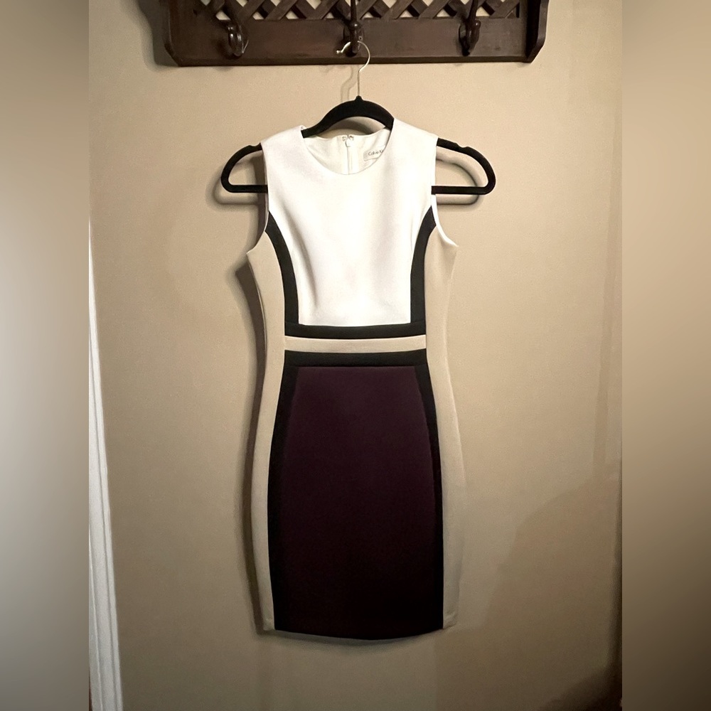 Calvin Klein Women's Colorbloack Sheath Dress